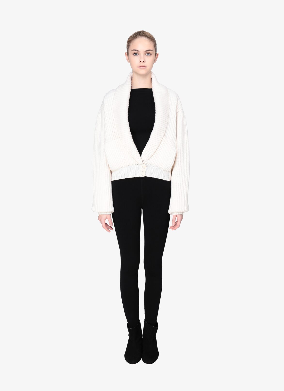 Alaïa Edition 1985 Giacca Con Collo A Scialle  ALAÏA ALAÏA EDITION 1985 GIACCA CON COLLO A SCIALLE  BIANCO